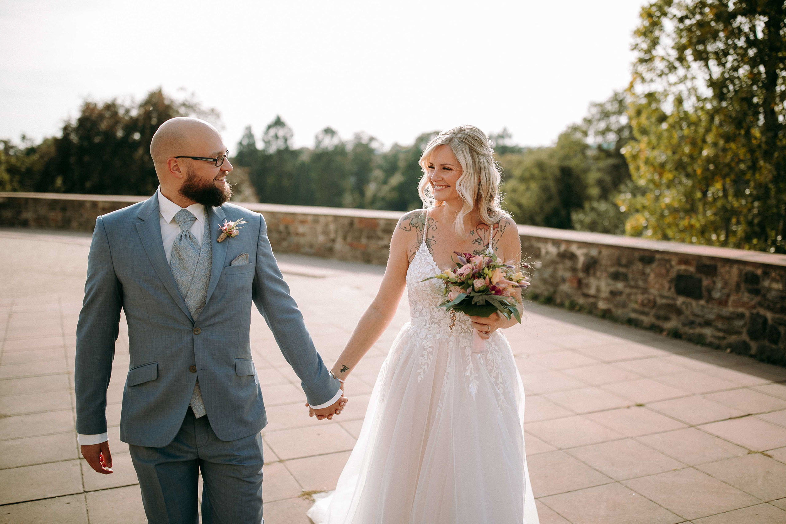Standesamtliche Trauung im Louissaal Bad Homburg. Hochzeitsfotos in Bad Homburg.
