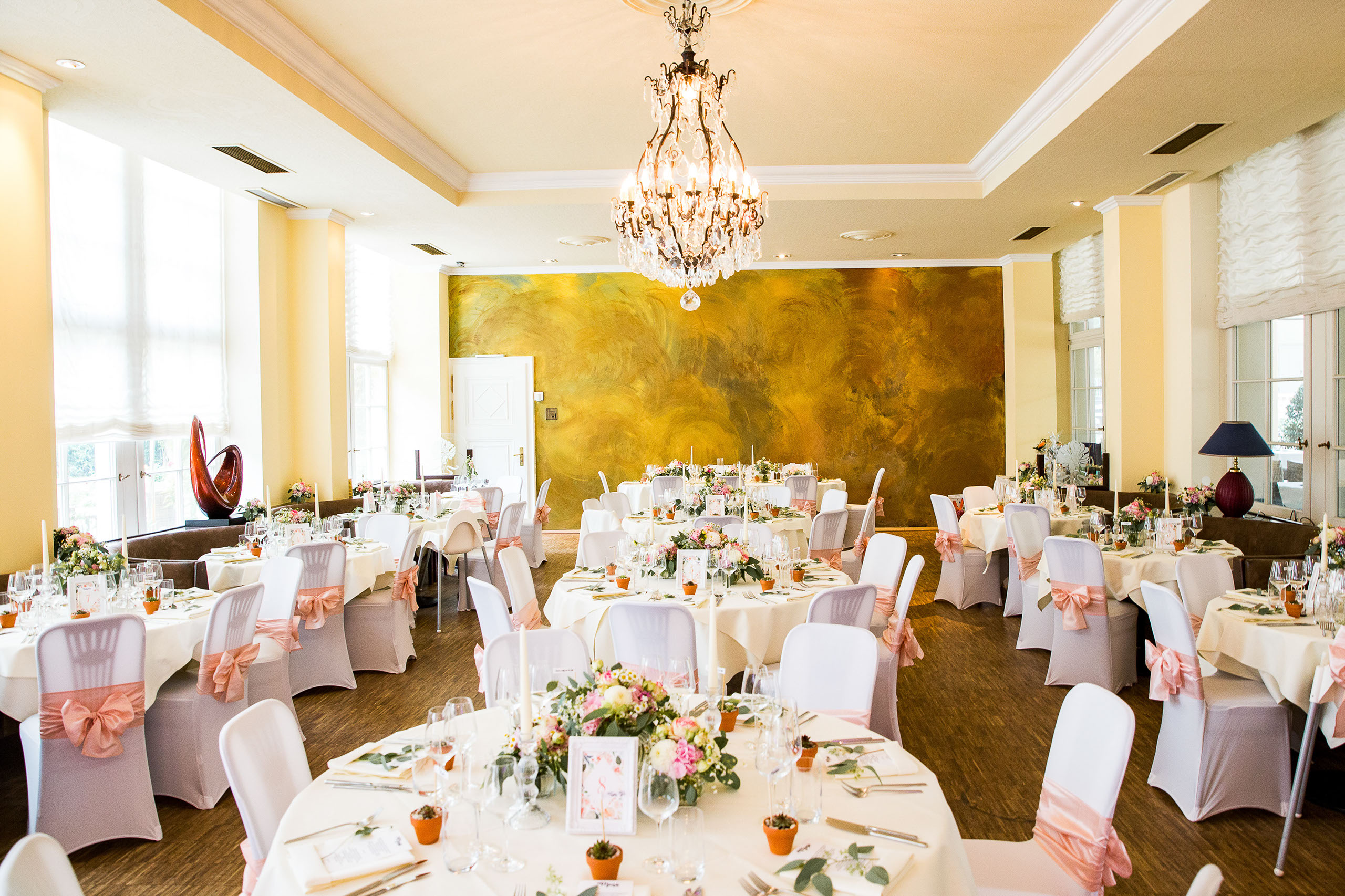 Innenaufnahme der Orangerie in Bad Homburg.