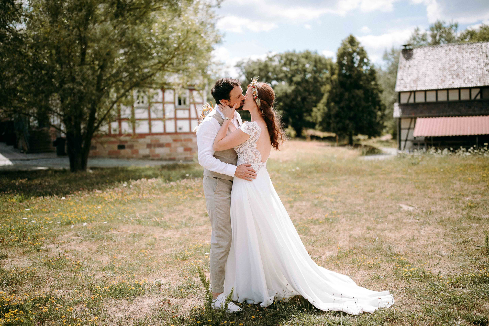 Standesamtliche Traung im Hessenpark in Neuanspach. 