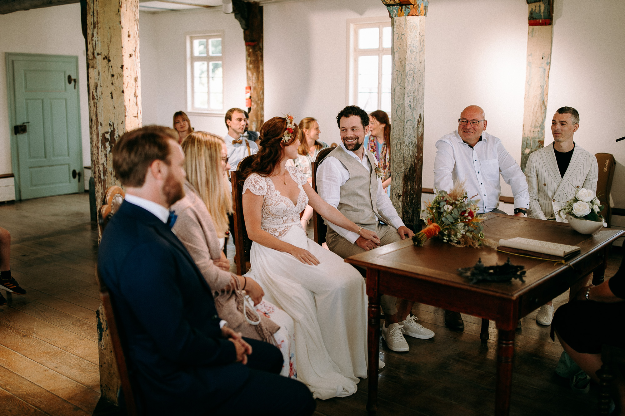 Standesamtliche Traung im Hessenpark in Neuanspach. 