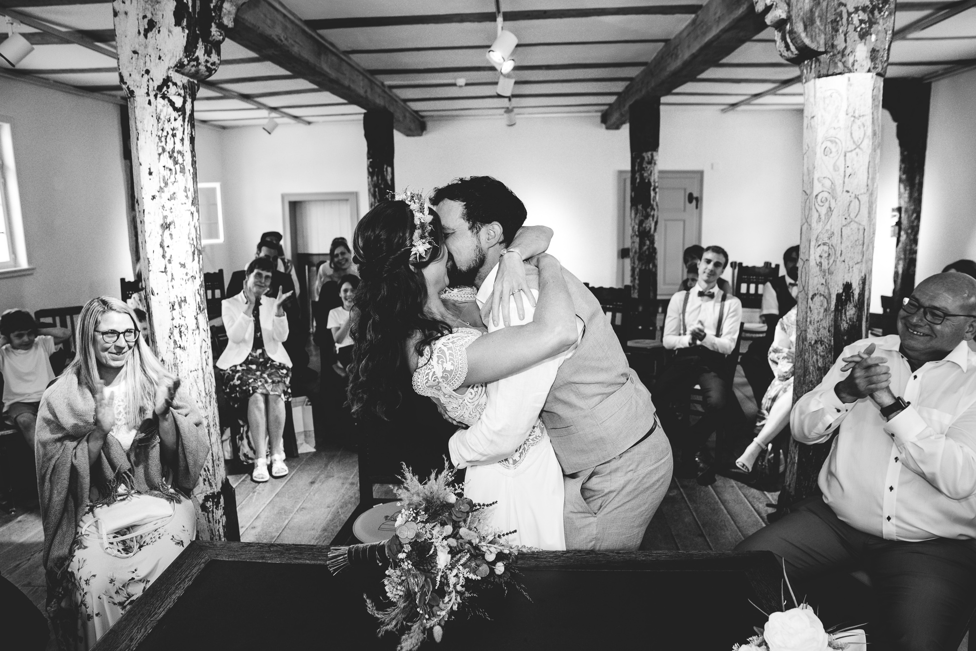 Standesamtliche Traung im Hessenpark in Neuanspach. 