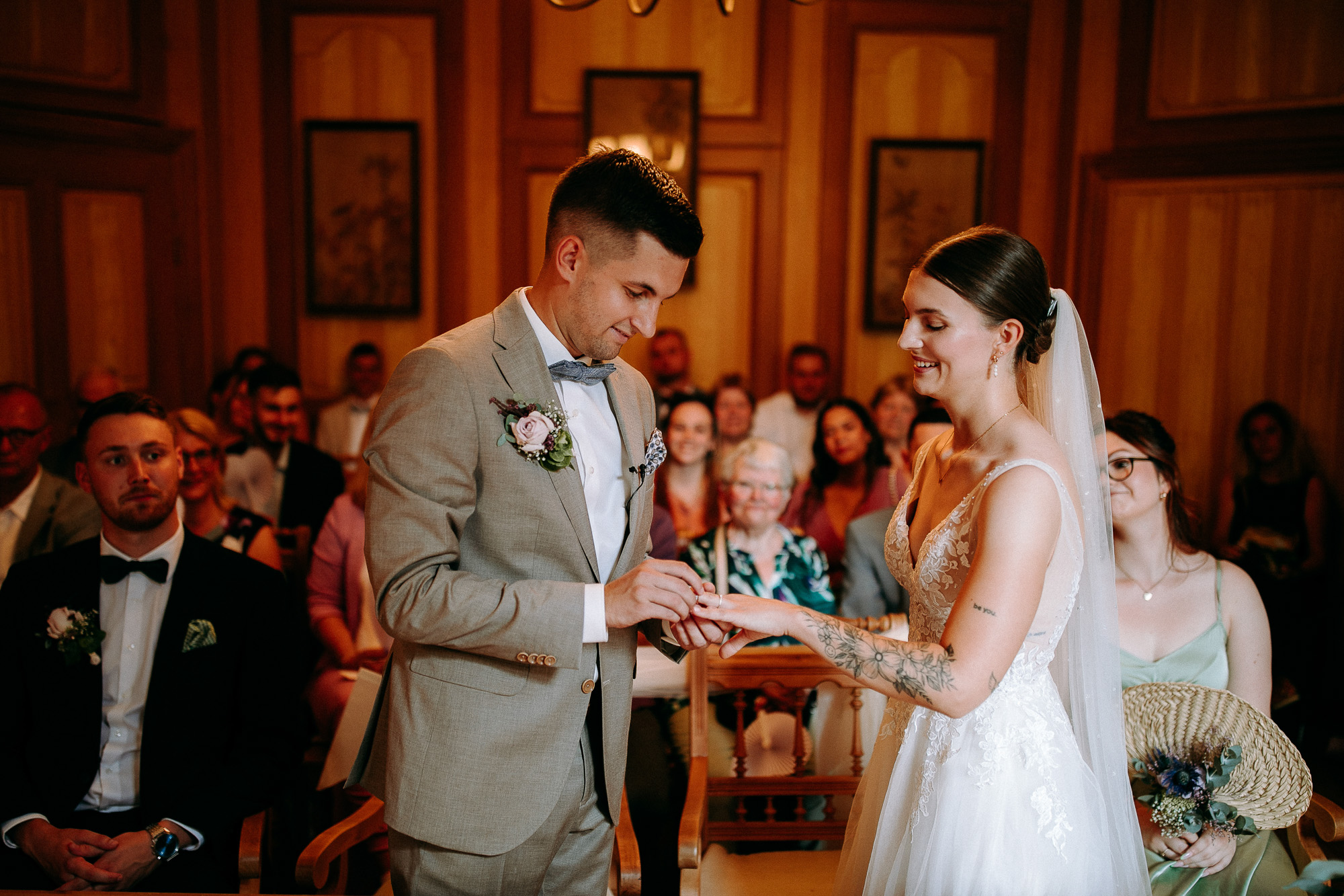 Standesamtliche Trauung im Standesamt Degenfelder Schloss Karben