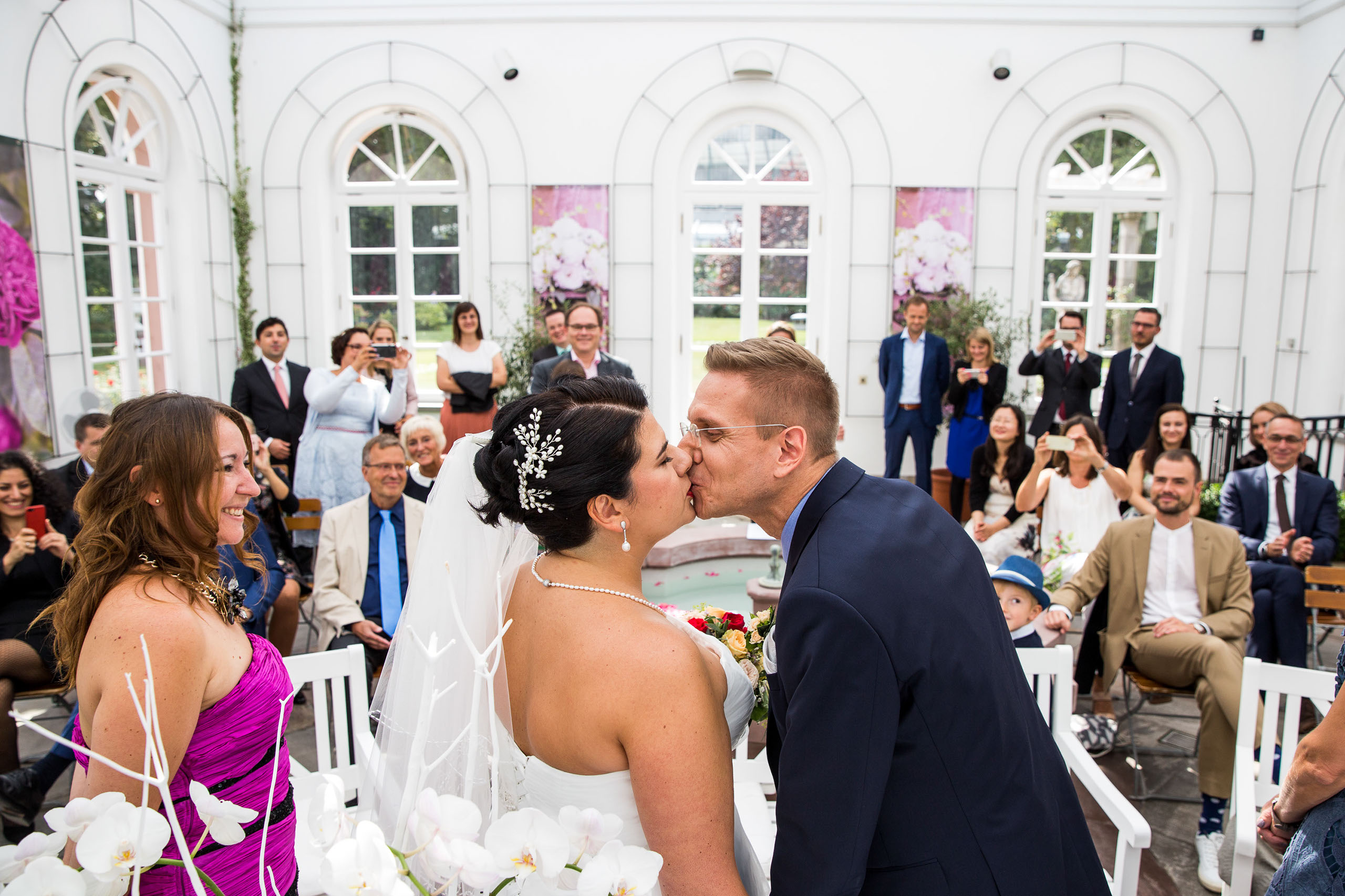 Hochzeitsfotos in Hanau - Standesamt im Schloss Philippsruhe