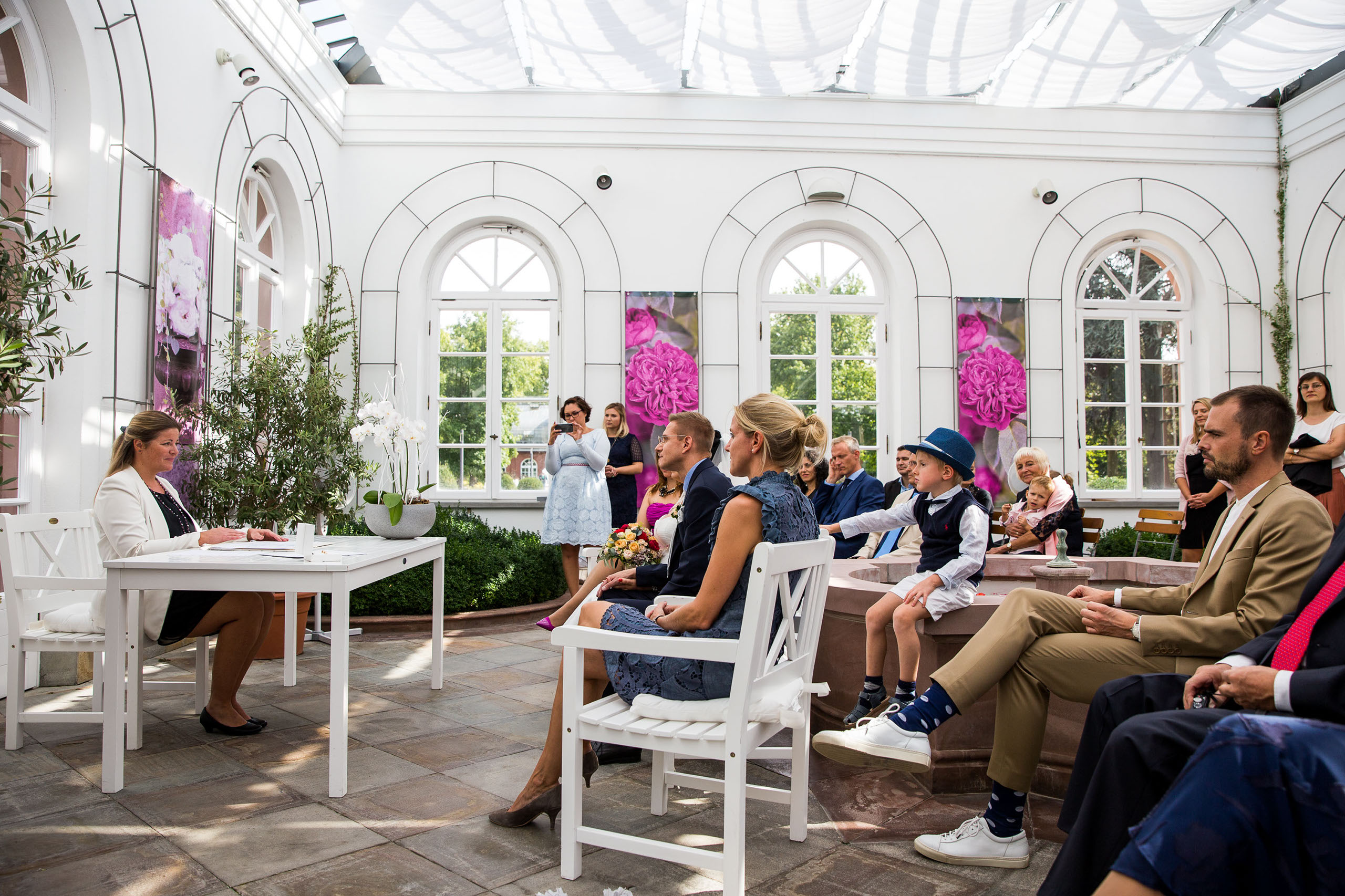 Standesamtliche Trauung im Palmengarten Frankfurt