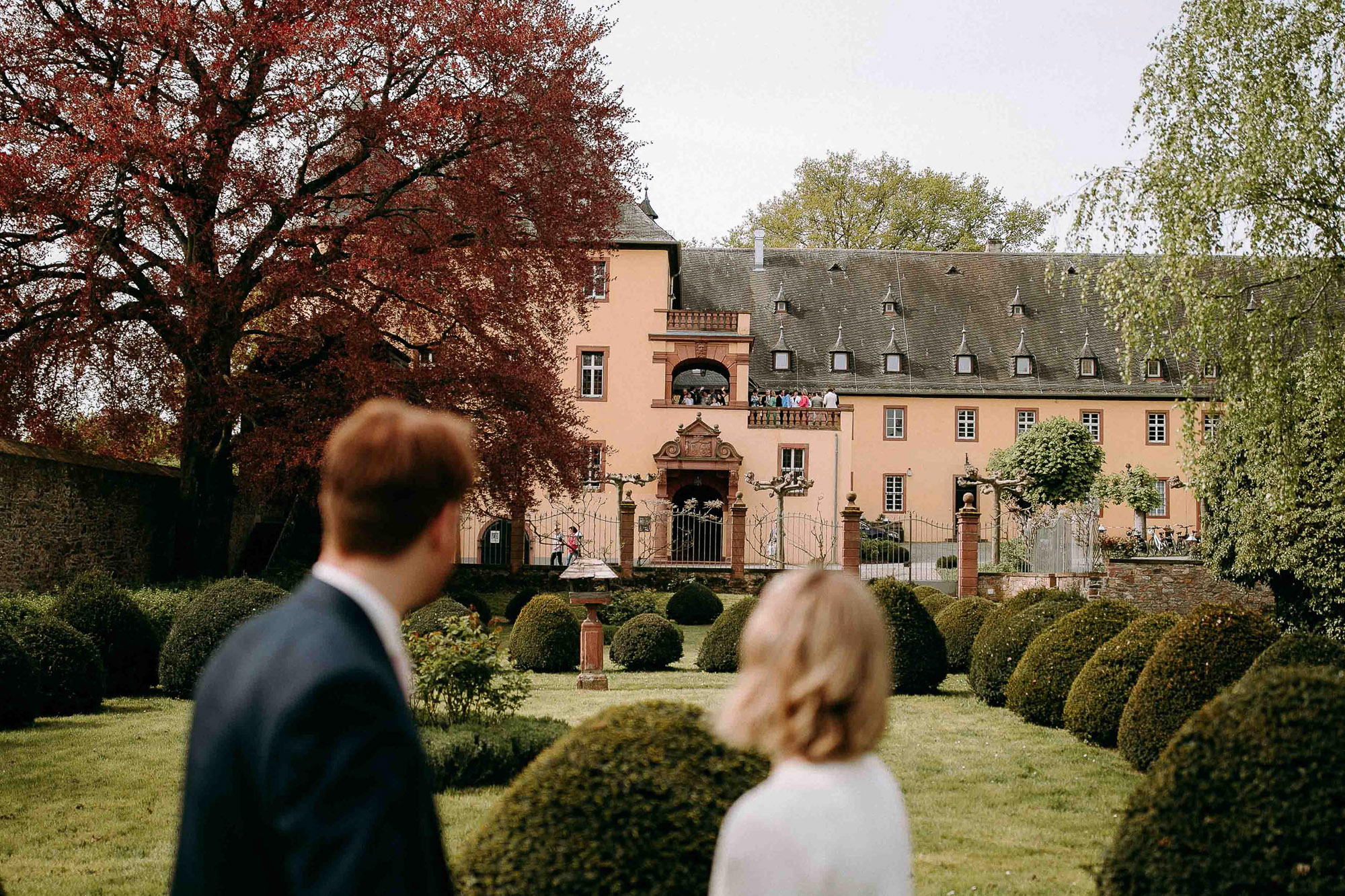 Standesamtliche Trauung im Standesamt Schloss Vollrads - Trausaal Ledertapetenzimmer